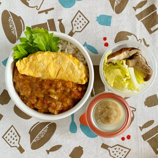 3日目はオムカレー弁当 Tomolife